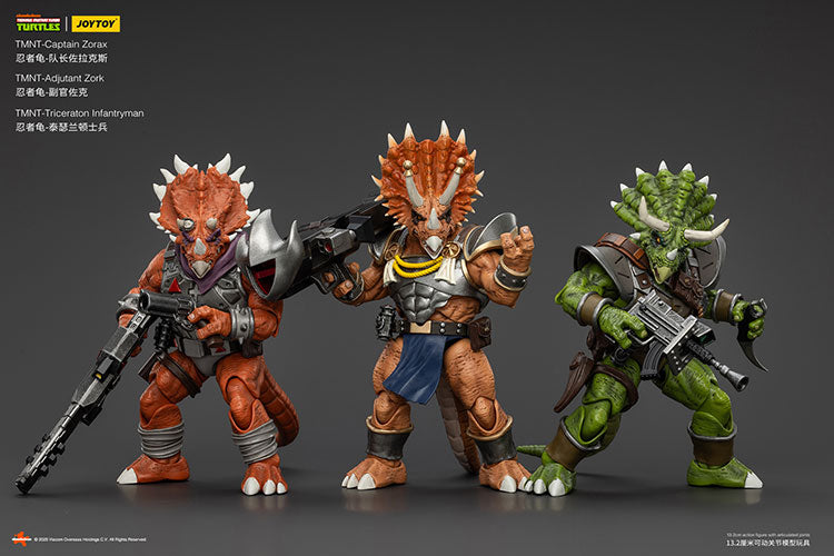 TMNT Captain Zorax & Adjutant Zork & Triceraton Infantryman