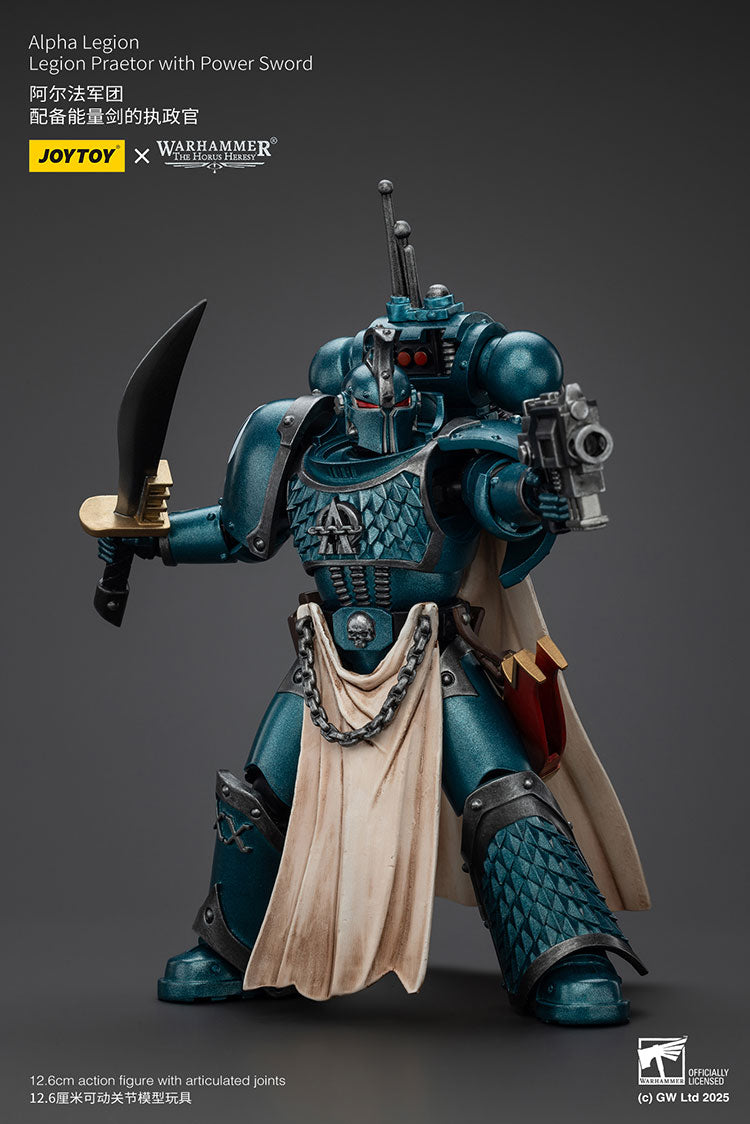 Alpha Legion Legion Praetor with Power Sword