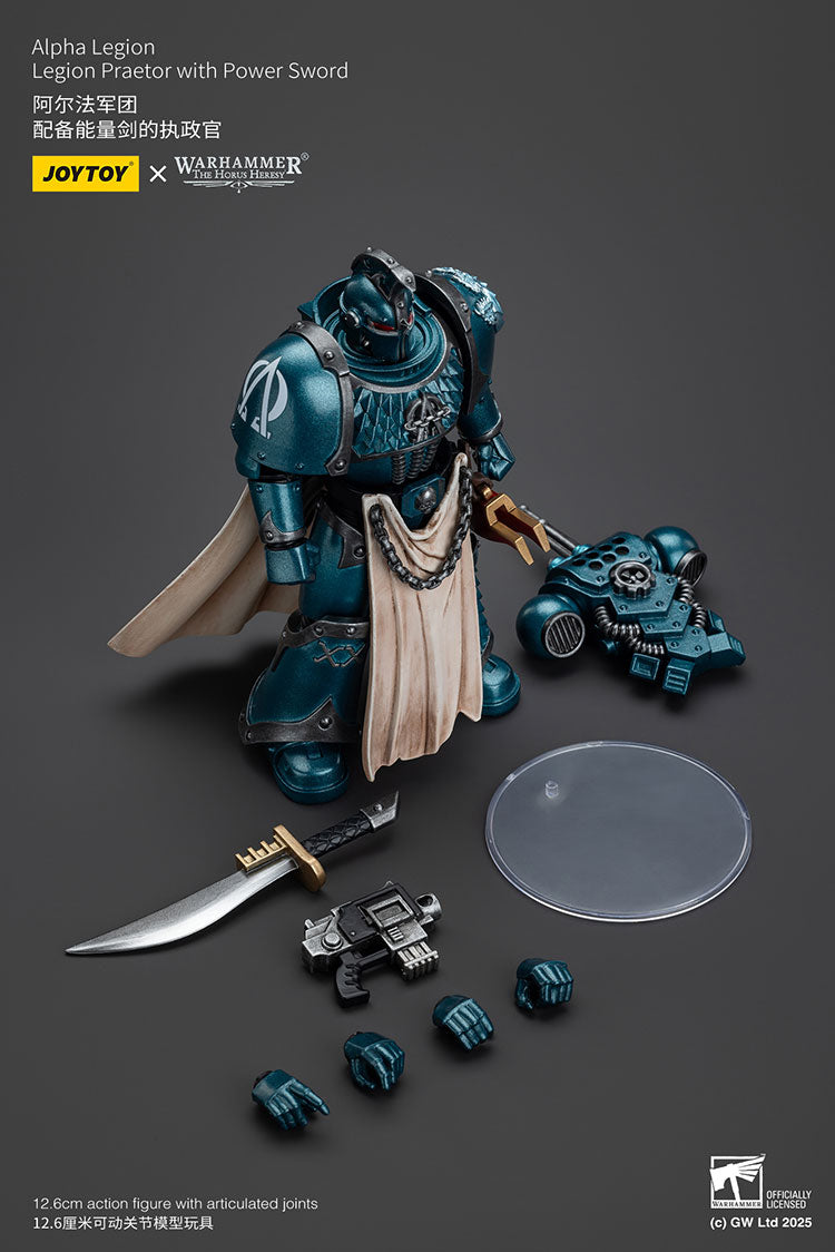 Alpha Legion Legion Praetor with Power Sword