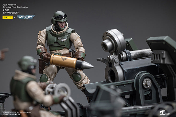 Astra Militarum Ordnance Team with Bombast Field Gun