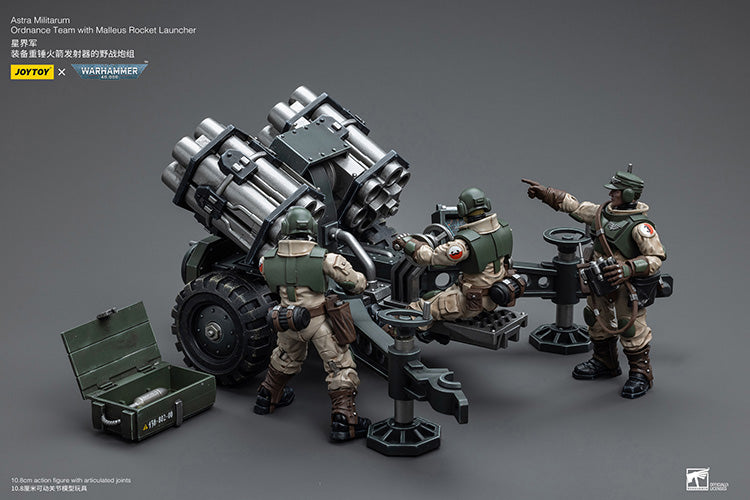 Astra Militarum Ordnance Team with Malleus Rocket Launcher