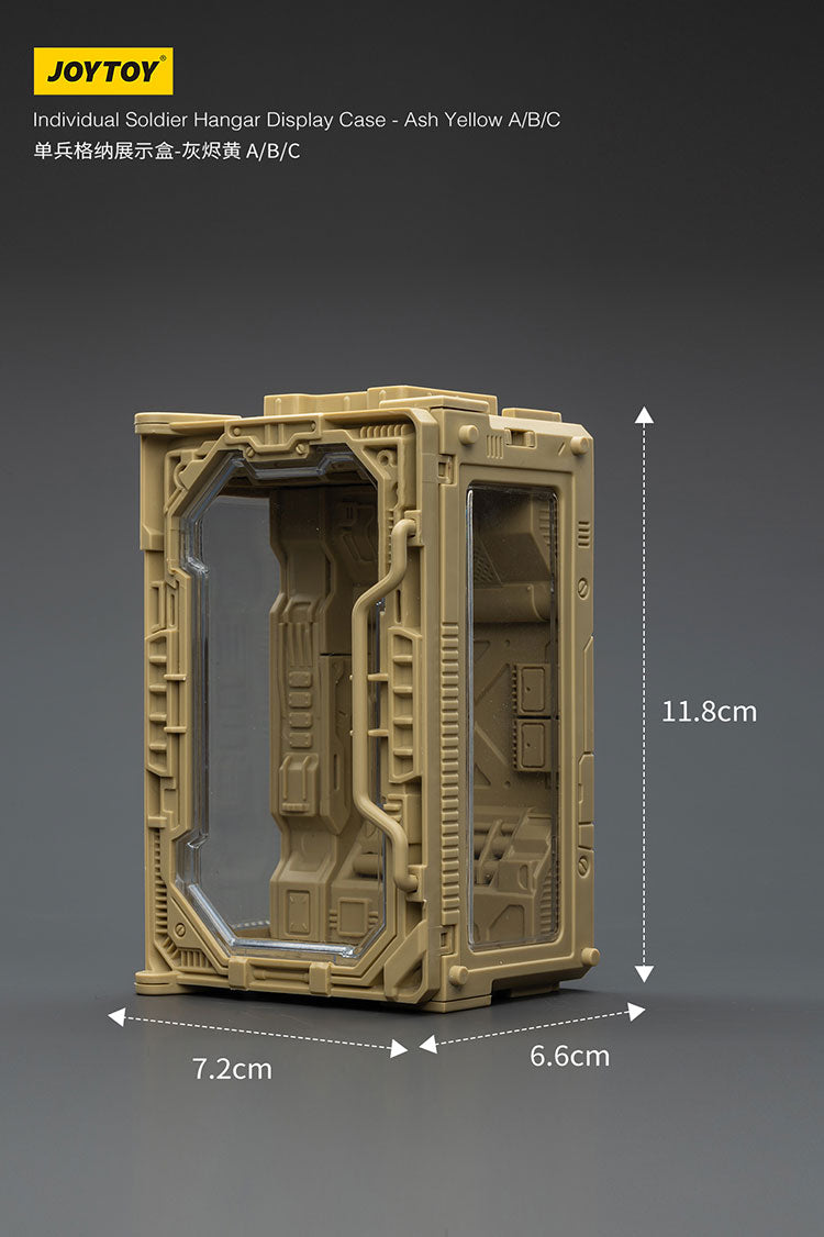 Individual Soldier Hangar Display Case - Ash Yellow