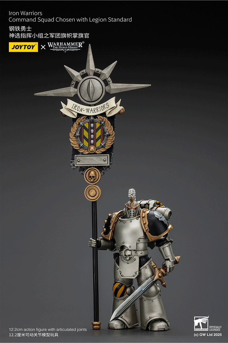 Iron Warriors Command Squad Chosen with Legion Standard