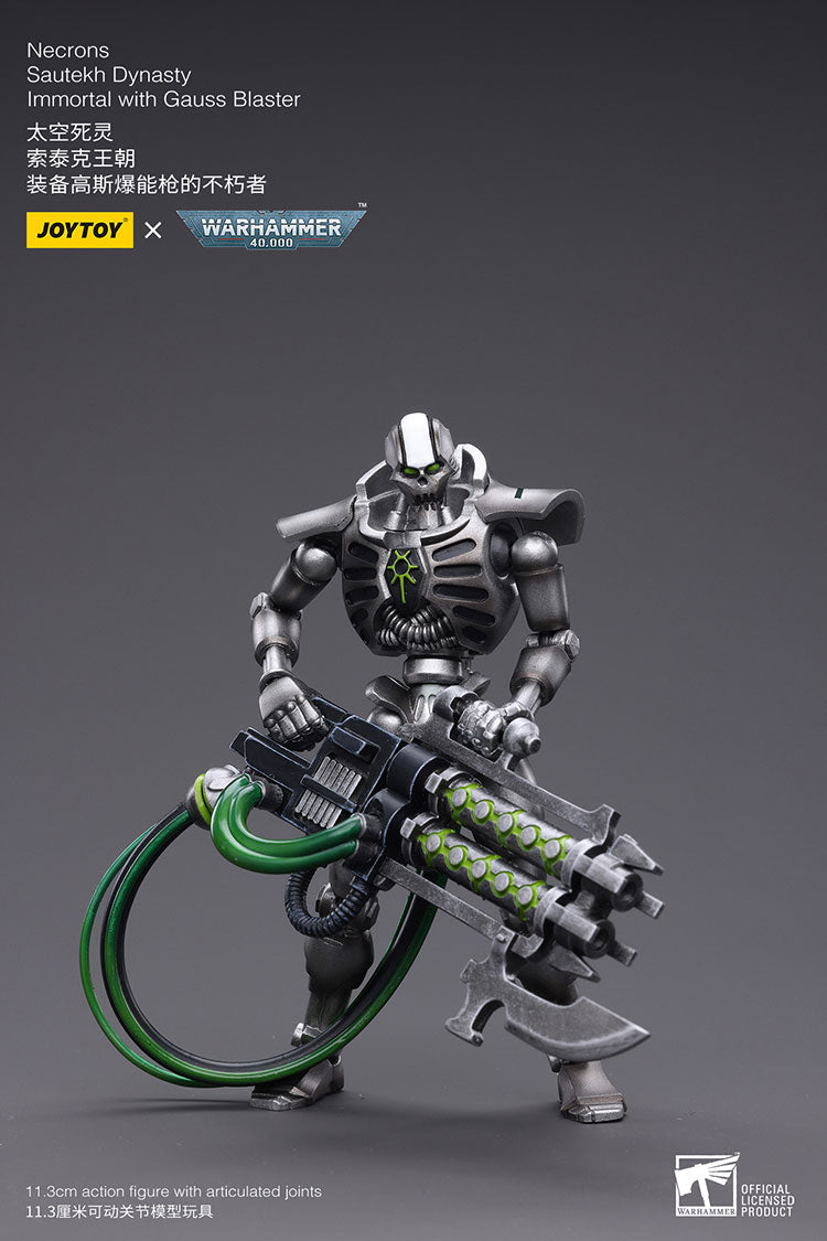 Necrons Sautekh Dynasty Immortal with Gauss Blaster