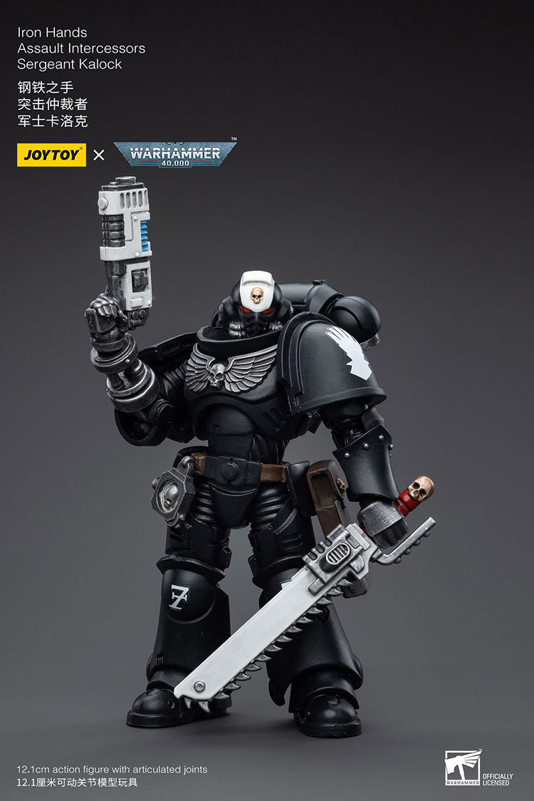 Iron Hands Assault Intercessors Sergeant Kalock