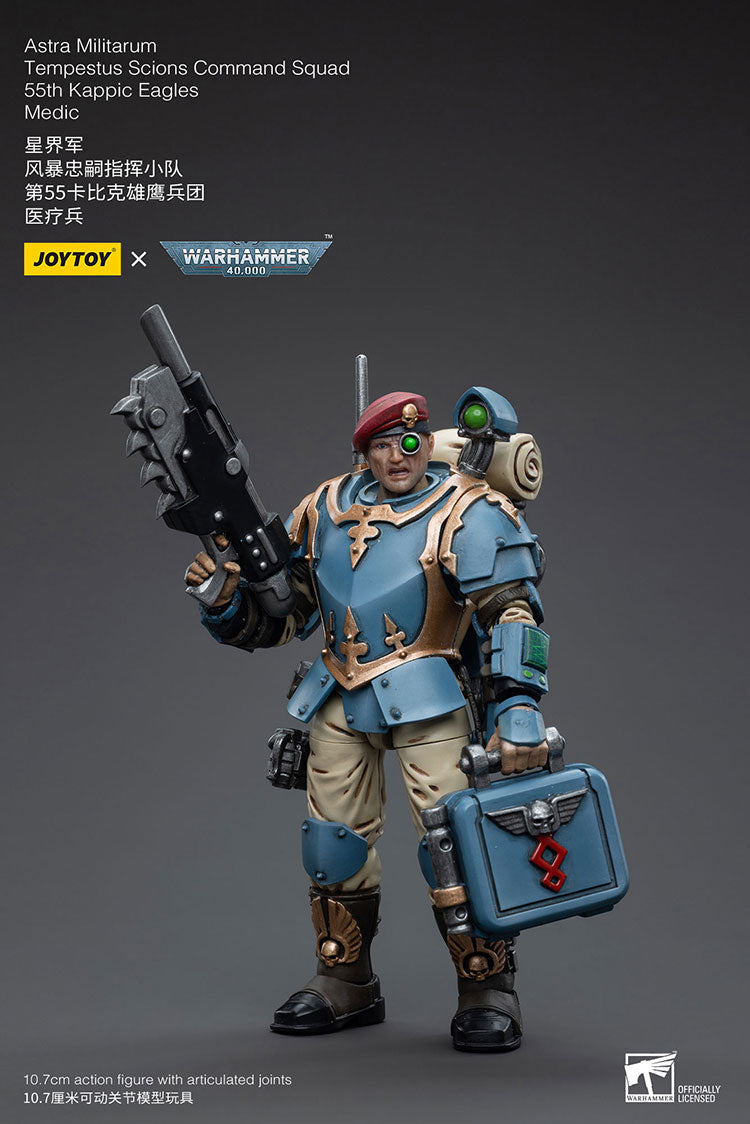 Astra Militarum Tempestus Scions Command Squad 55th Kappic Eagles Medic