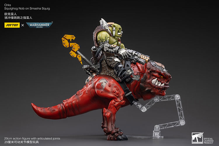 Orks Squighog Nob On Smasha Squig