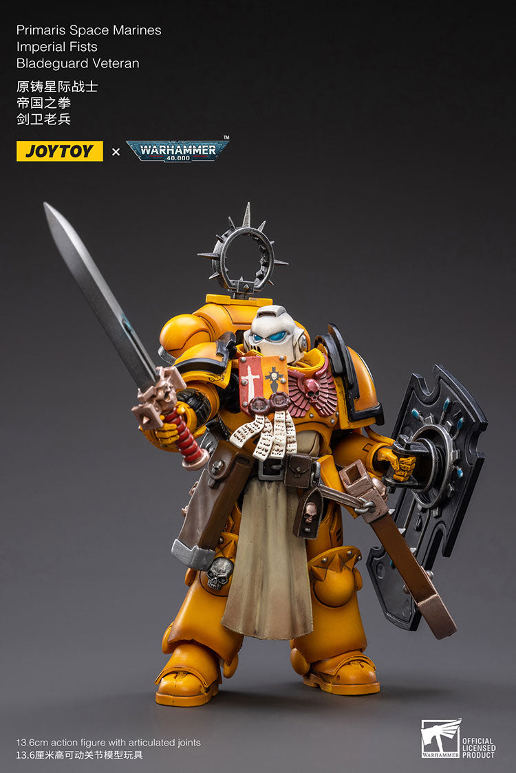Pmaris Space Marines Imperial Fists Bladeguard Veteran