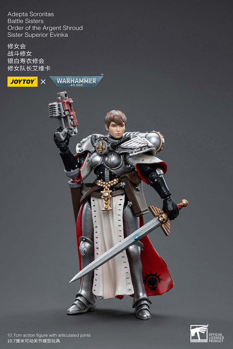Adepta Sororitas Battle Sisters Order of the Argent Shroud Sister Superior Evinka