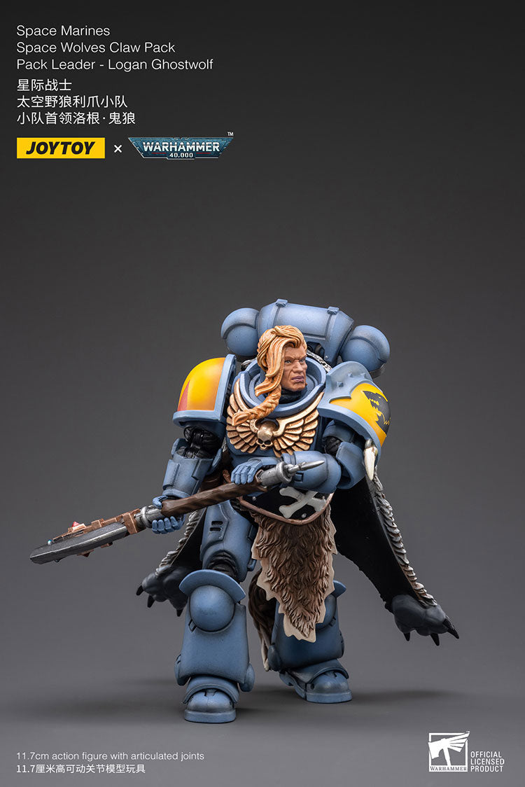 Space Wolves Claw Pack Pack Leader-Logan Ghostwolf