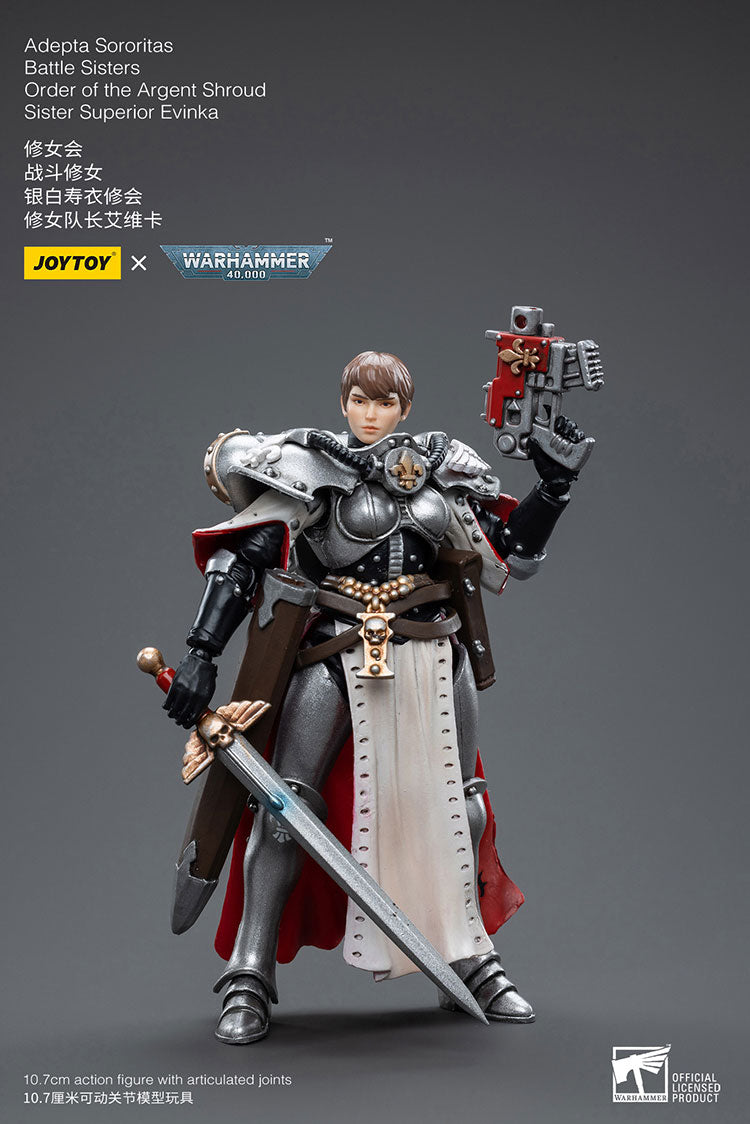 Adepta Sororitas Battle Sisters Order of the Argent Shroud Sister Superior Evinka