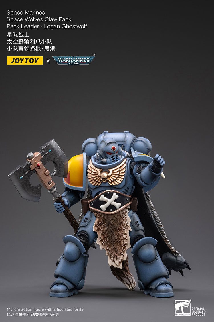 Space Wolves Claw Pack Pack Leader-Logan Ghostwolf
