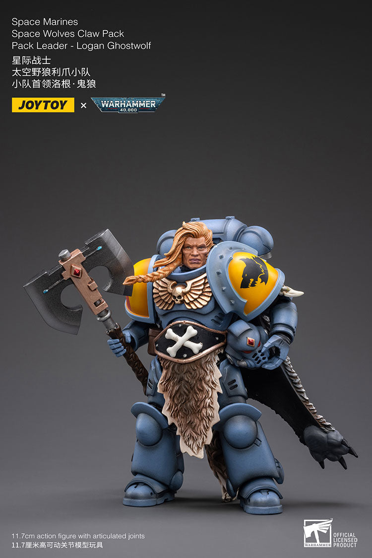 Space Wolves Claw Pack Pack Leader-Logan Ghostwolf