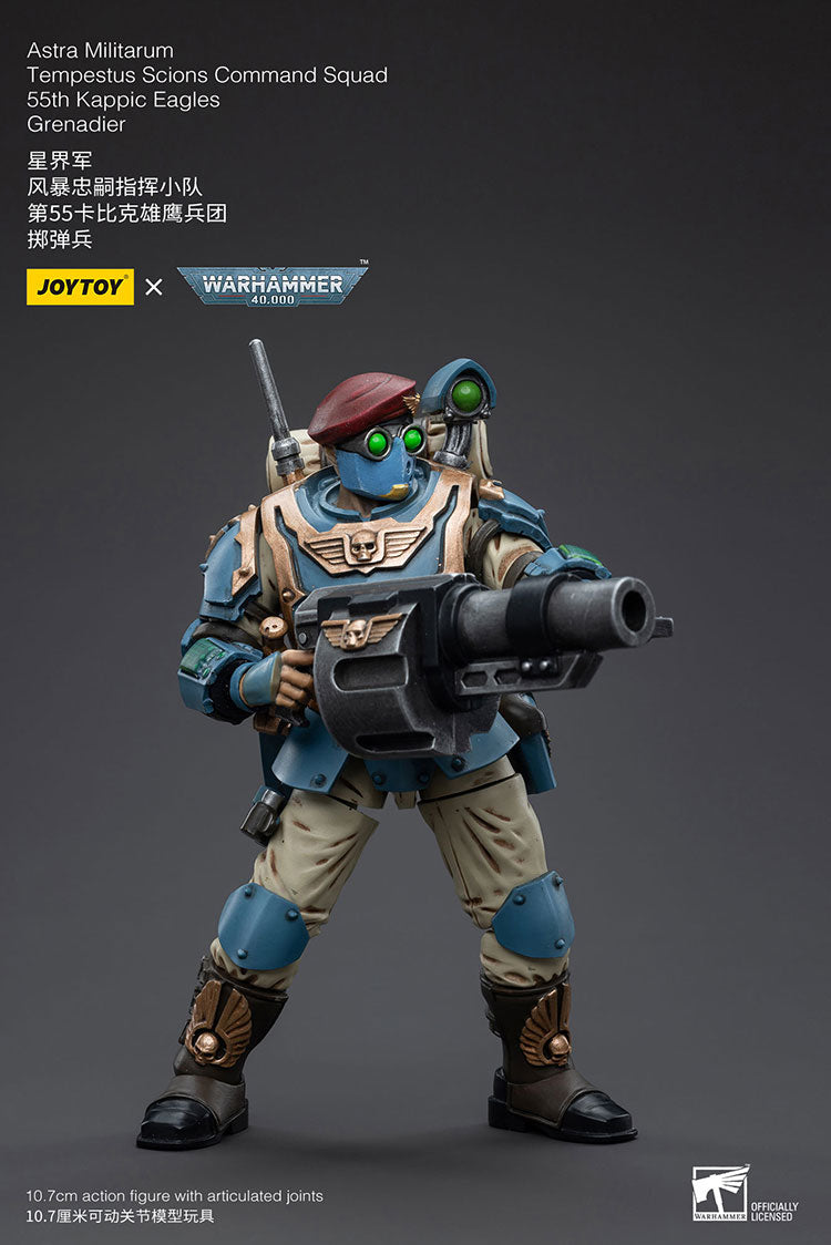 Astra Militarum Tempestus Scions Command Squad 55th Kappic Eagles Grenadier