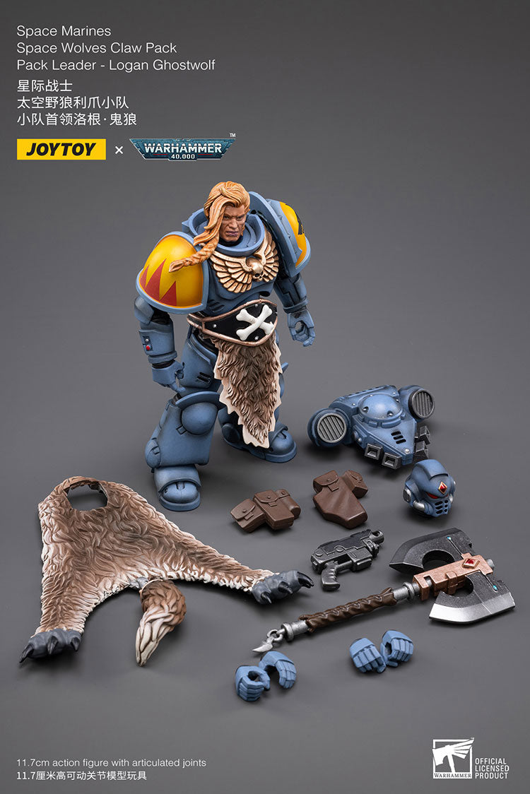 Space Wolves Claw Pack Pack Leader-Logan Ghostwolf