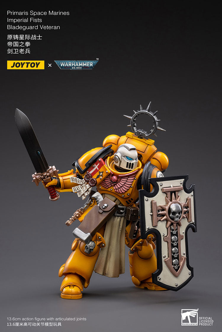 Pmaris Space Marines Imperial Fists Bladeguard Veteran