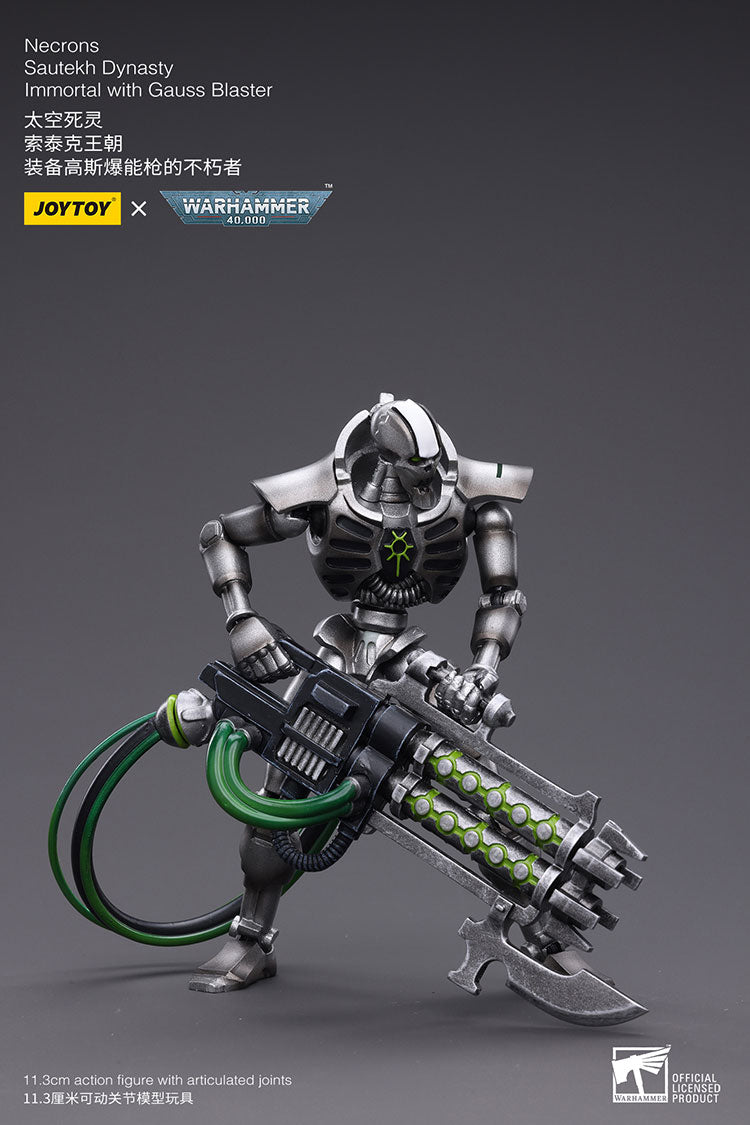 Necrons Sautekh Dynasty Immortal with Gauss Blaster
