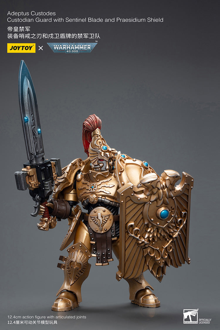 Adeptus Custodes Custodian Guard with Sentinel Blade and Praesidium Shield