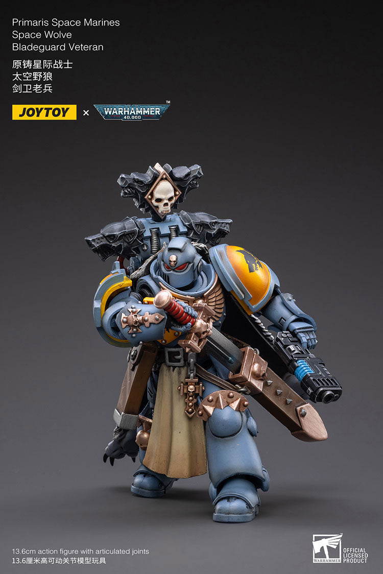 Pmaris Space Marines Space Wolve Bladeguard Veteran