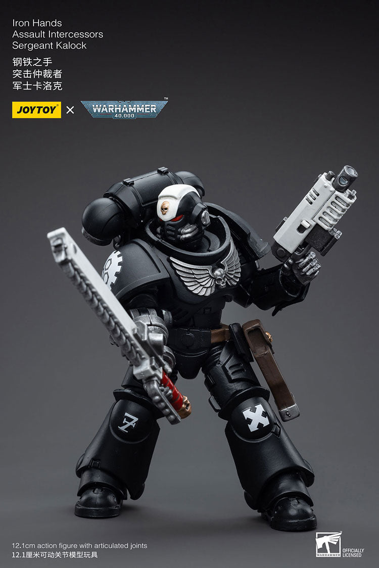 Iron Hands Assault Intercessors Sergeant Kalock