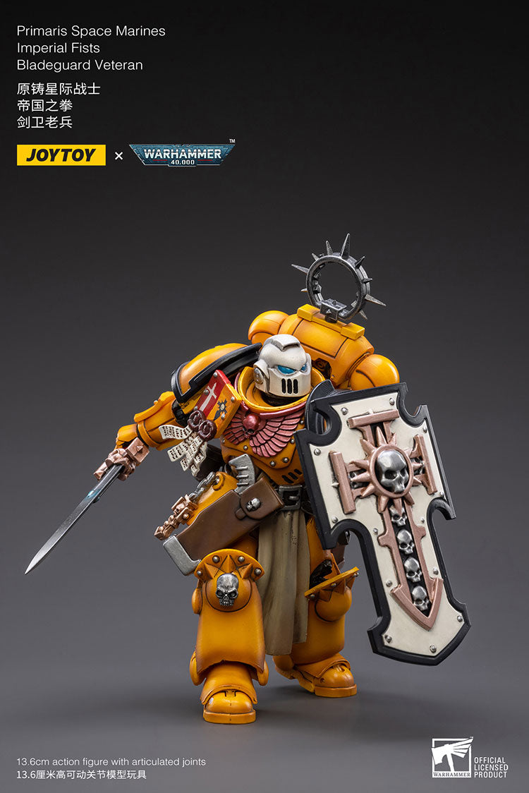 Pmaris Space Marines Imperial Fists Bladeguard Veteran