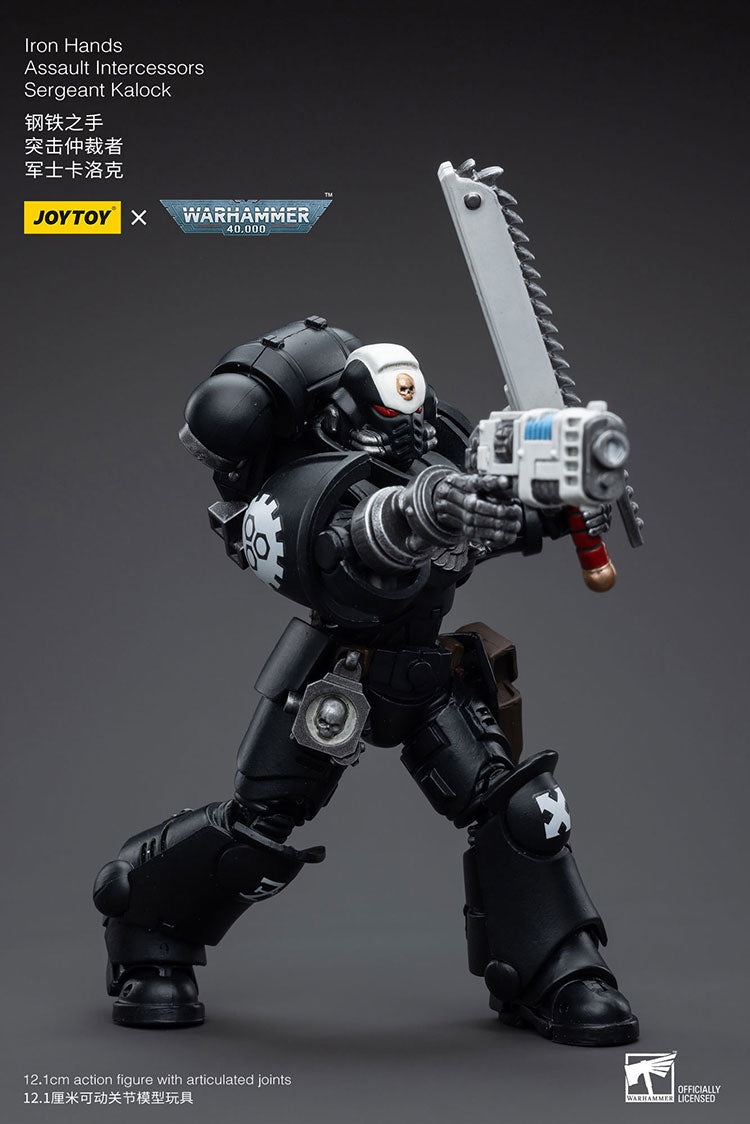 Iron Hands Assault Intercessors Sergeant Kalock