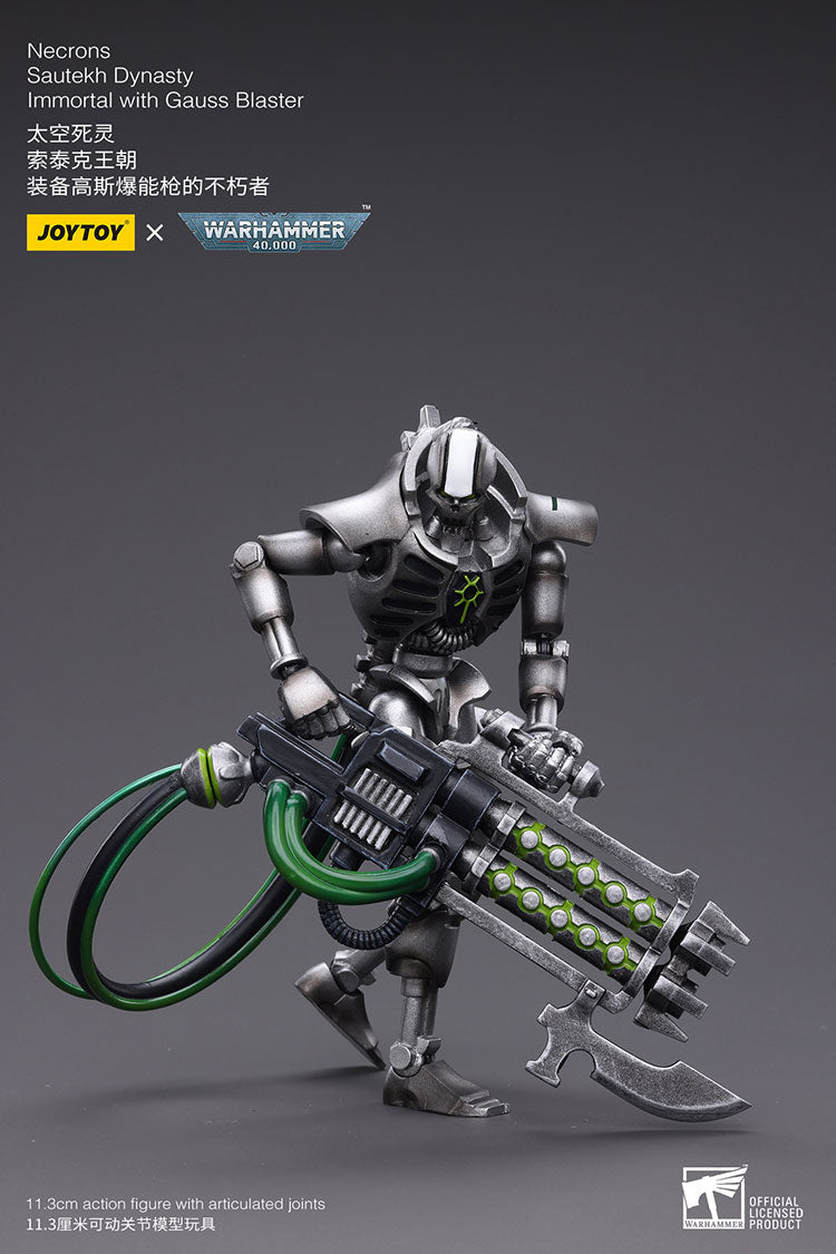 Necrons Sautekh Dynasty Immortal with Gauss Blaster