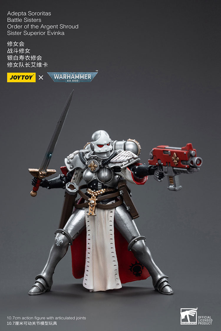 Adepta Sororitas Battle Sisters Order of the Argent Shroud Sister Superior Evinka