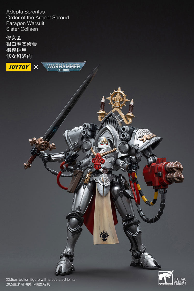 Adepta Sororitas Order of the Argent Shroud Paragon Warsuit Sister Collaen