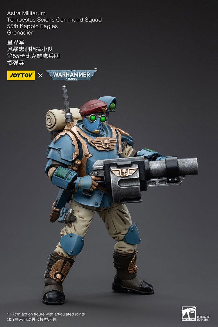 Astra Militarum Tempestus Scions Command Squad 55th Kappic Eagles Grenadier