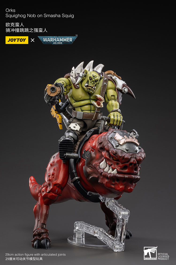 Orks Squighog Nob On Smasha Squig