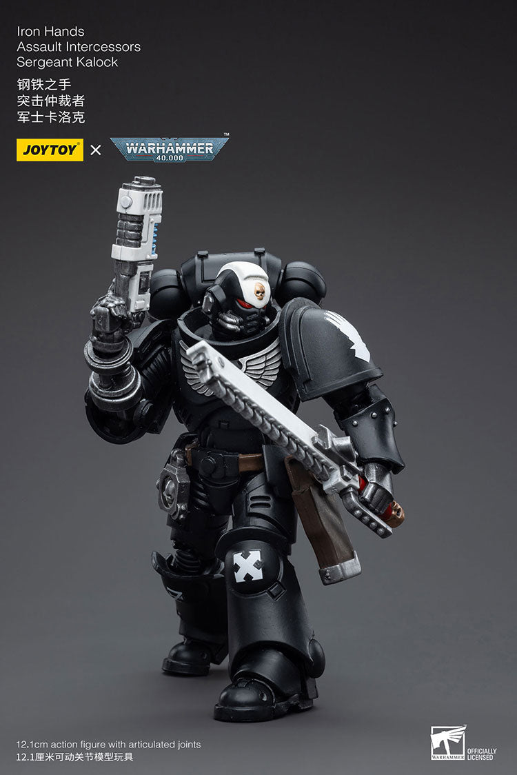 Iron Hands Assault Intercessors Sergeant Kalock