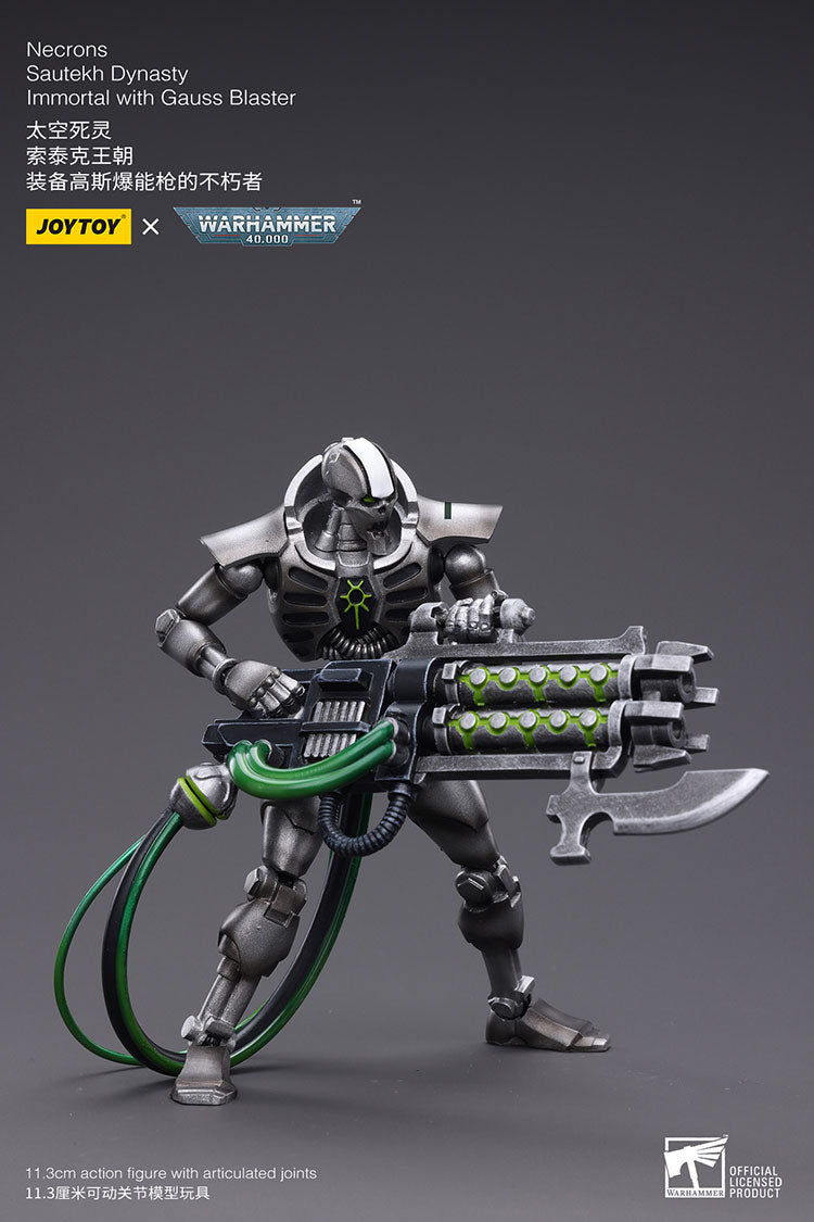 Necrons Sautekh Dynasty Immortal with Gauss Blaster