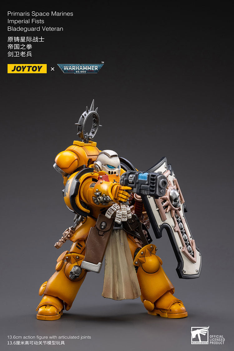 Pmaris Space Marines Imperial Fists Bladeguard Veteran