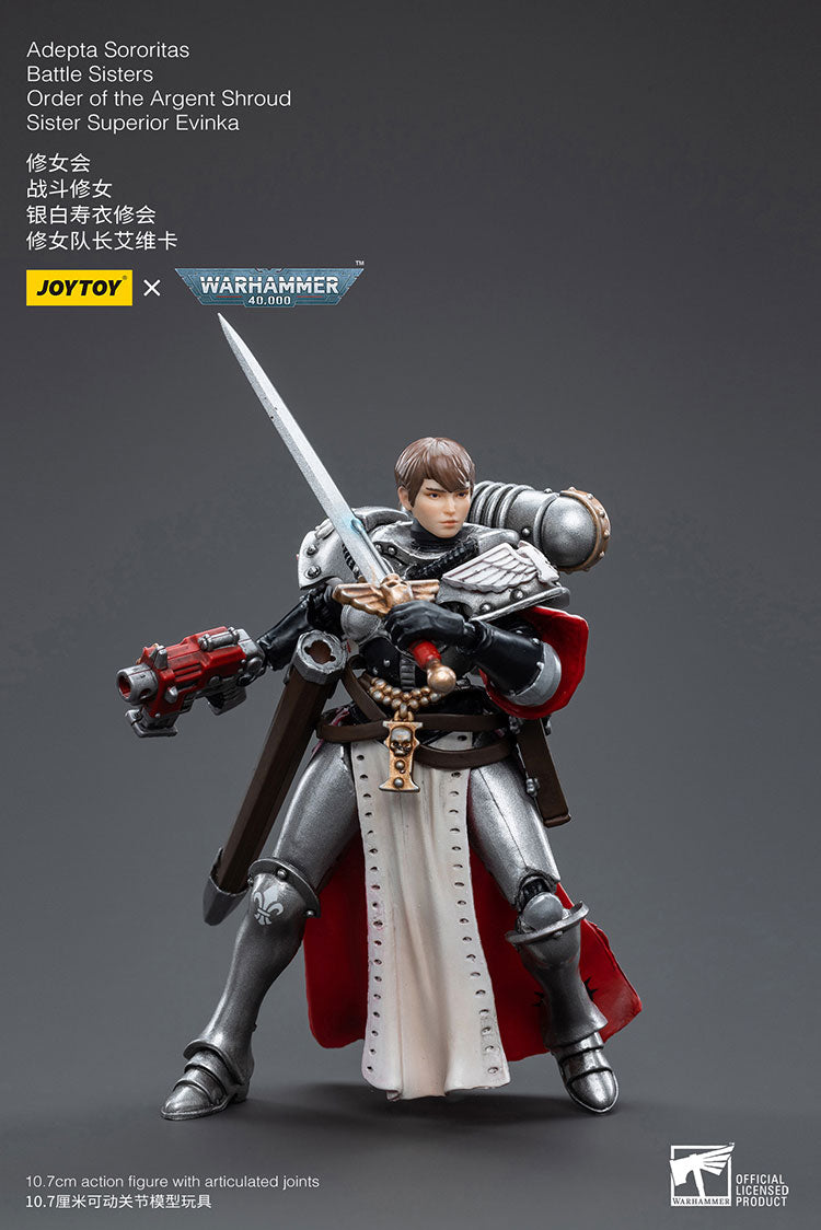 Adepta Sororitas Battle Sisters Order of the Argent Shroud Sister Superior Evinka