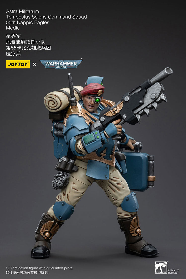 Astra Militarum Tempestus Scions Command Squad 55th Kappic Eagles Medic