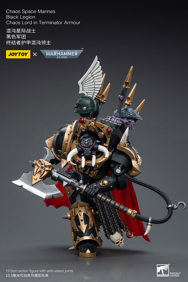 Chaos Space Marines Black Legion Chaos Lord in Terminator Armour
