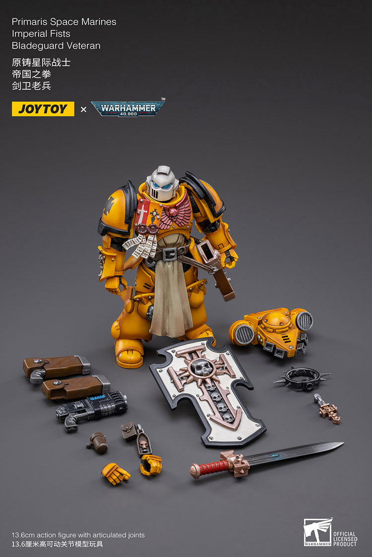 Pmaris Space Marines Imperial Fists Bladeguard Veteran