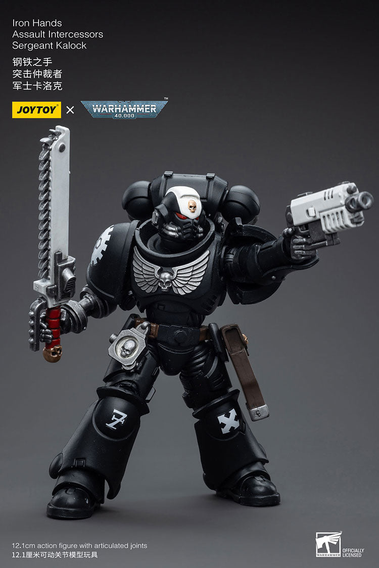Iron Hands Assault Intercessors Sergeant Kalock