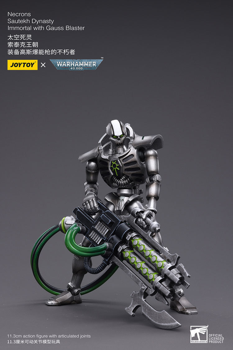 Necrons Sautekh Dynasty Immortal with Gauss Blaster