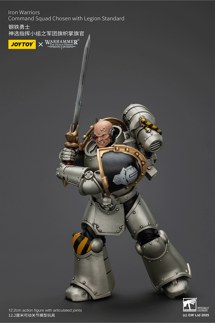 Iron Warriors Command Squad Chosen with Legion Standard