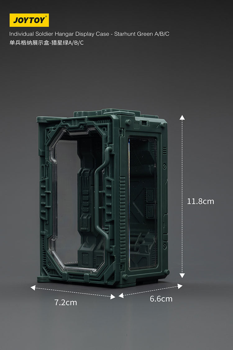 Individual Soldier Hangar Display Case - Starhunt Green