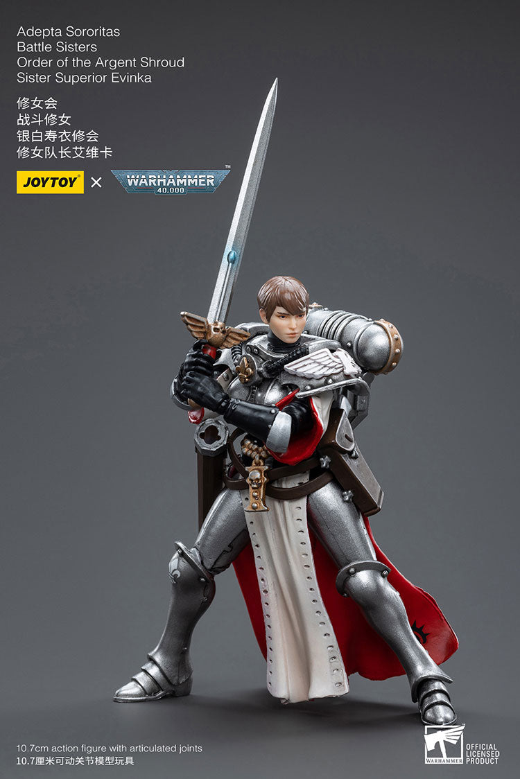 Adepta Sororitas Battle Sisters Order of the Argent Shroud Sister Superior Evinka