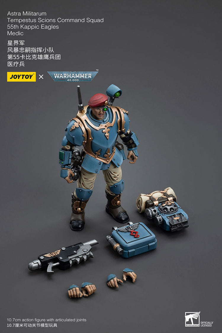 Astra Militarum Tempestus Scions Command Squad 55th Kappic Eagles Medic