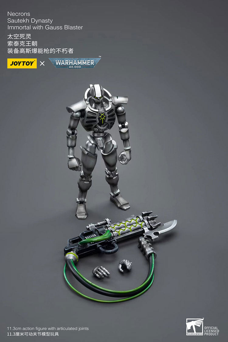 Necrons Sautekh Dynasty Immortal with Gauss Blaster