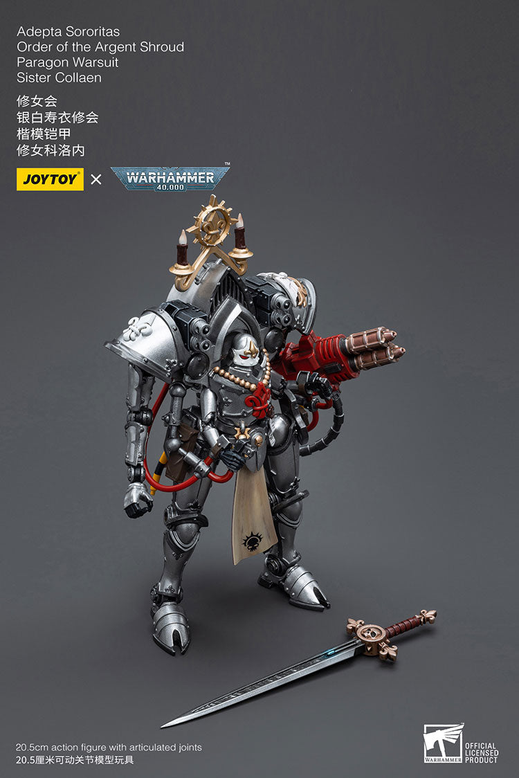 Adepta Sororitas Order of the Argent Shroud Paragon Warsuit Sister Collaen