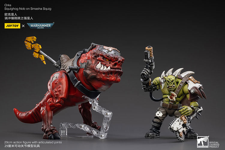 Orks Squighog Nob On Smasha Squig