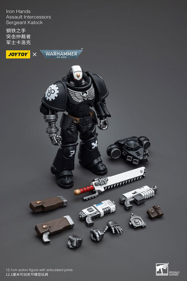 Iron Hands Assault Intercessors Sergeant Kalock