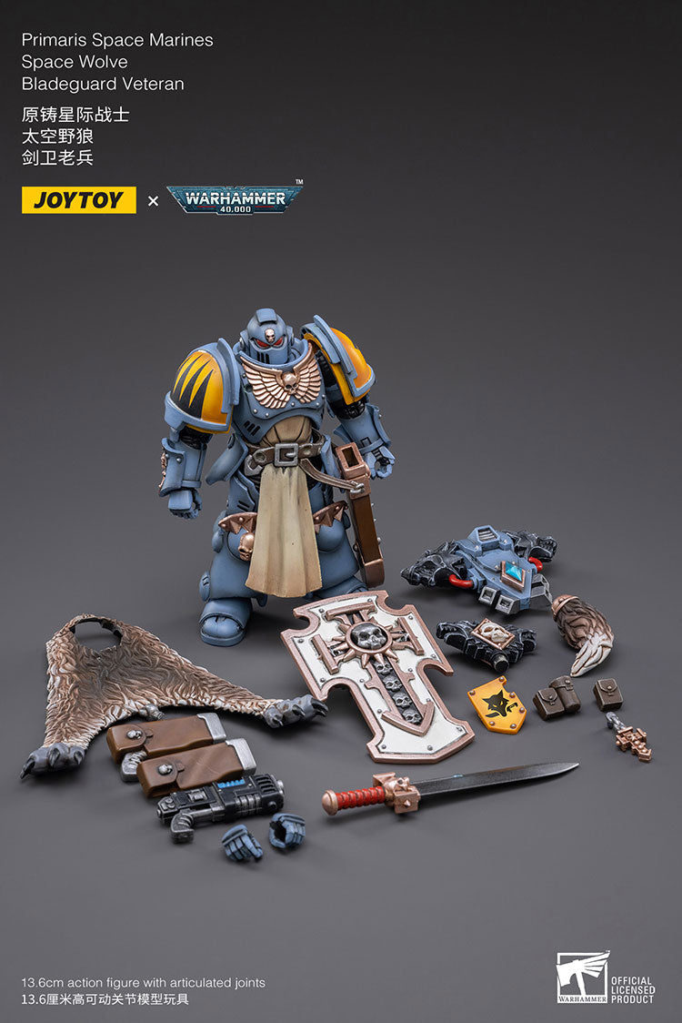 Pmaris Space Marines Space Wolve Bladeguard Veteran