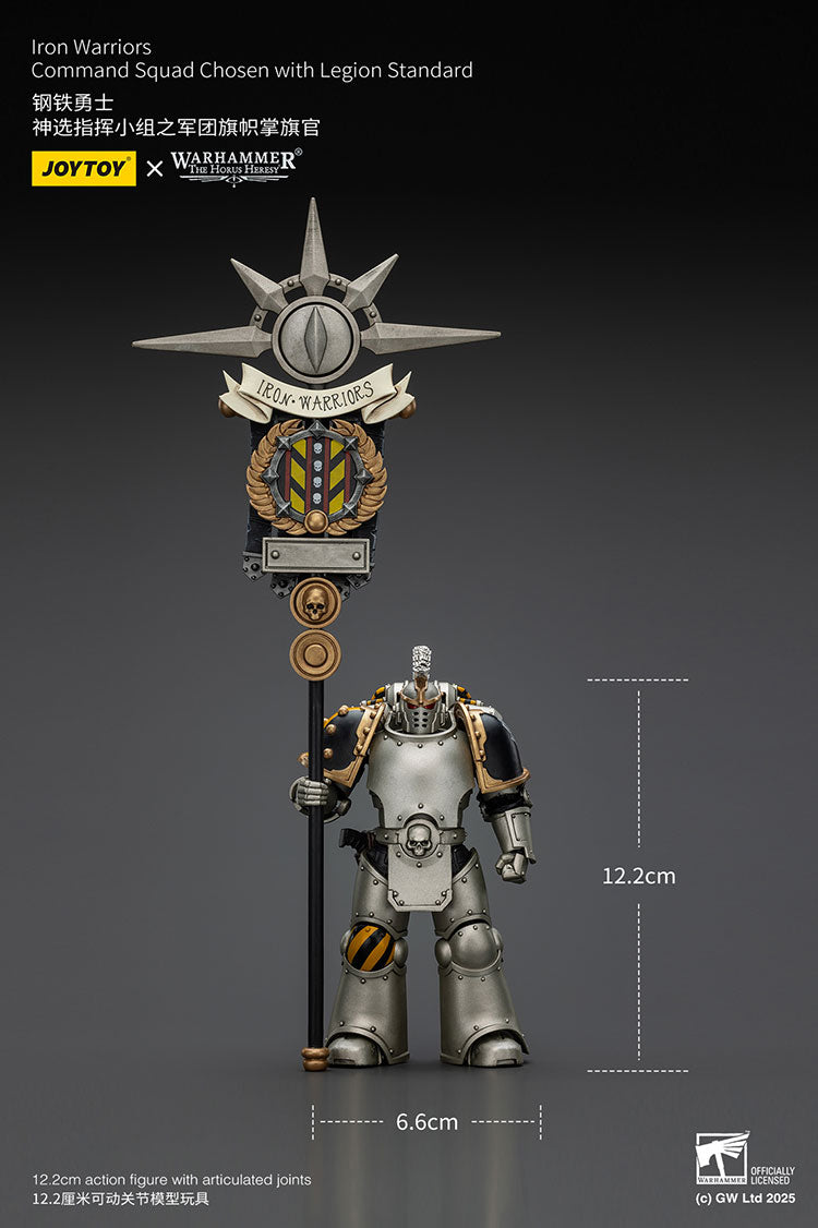 Iron Warriors Command Squad Chosen with Legion Standard